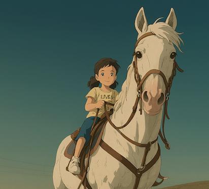 Ghibli transformation example for mobile